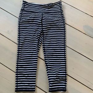 Striped Capri Athleta leggings